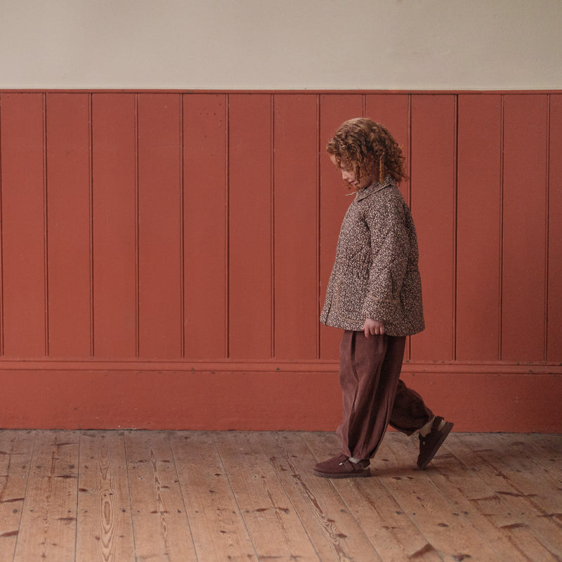 Cotton Velvet Jessica Trousers - Nutmeg