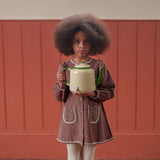 Cotton Velvet Jules Dress - Nutmeg