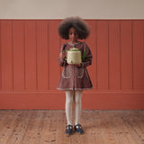 Cotton Velvet Jules Dress - Nutmeg