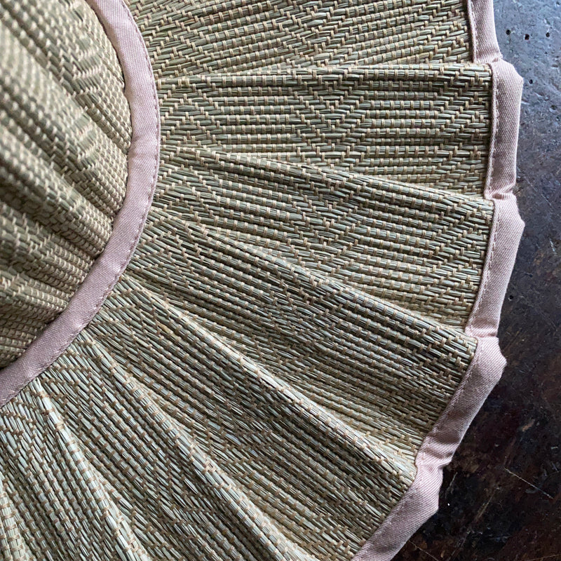 Women's Hand Woven Natural Grass Capri Hat - Sumatra