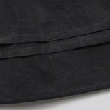 Cotton Corduroy Grandis Dress - Charcoal