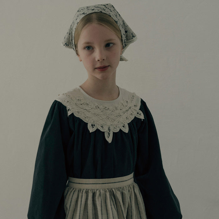 Cotton Corduroy Grandis Dress - Charcoal