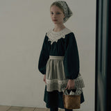 Cotton Corduroy Grandis Dress - Charcoal