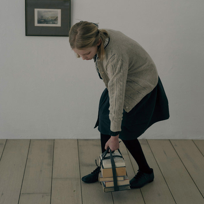 Cotton Corduroy Noir Dress - Charcoal