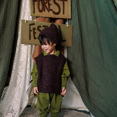 Alpaca/Merino Wool/Cotton Moya Beanie - Fig