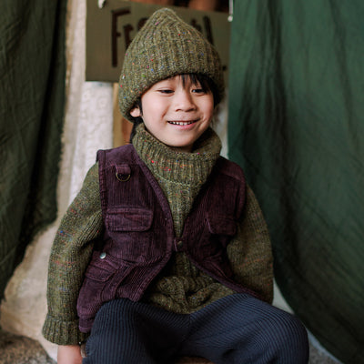 Alpaca/Merino Wool/Cotton Moya Beanie - Nettle