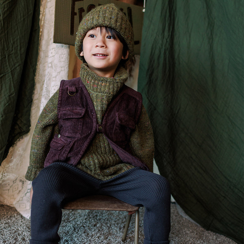 Alpaca/Merino Wool/Cotton Moya Beanie - Nettle