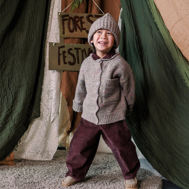 Alpaca/Merino Wool/Cotton Moya Beanie - Puddle