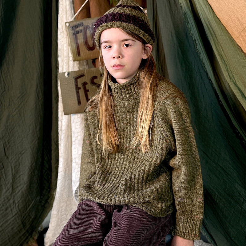 Alpaca/Merino Wool/Cotton Moya Pullover - Nettle