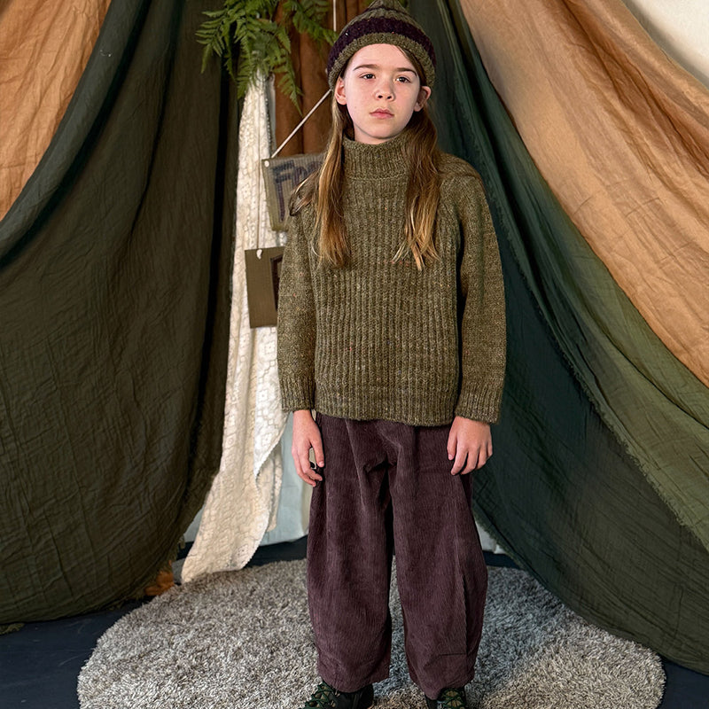 Alpaca/Merino Wool/Cotton Moya Pullover - Nettle