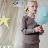 Baby & Kids Merino Wool Skinny Rib Top - Tapir