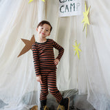 Baby & Kids Merino Wool Skinny Rib Top - Ivy/Sandalwood