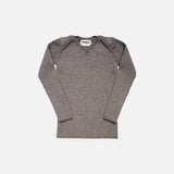 Baby & Kids Merino Wool Skinny Rib Top - Tapir