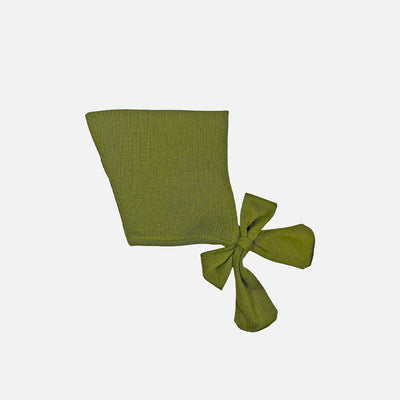 Merino Wool Tegan Bonnet - Lichen