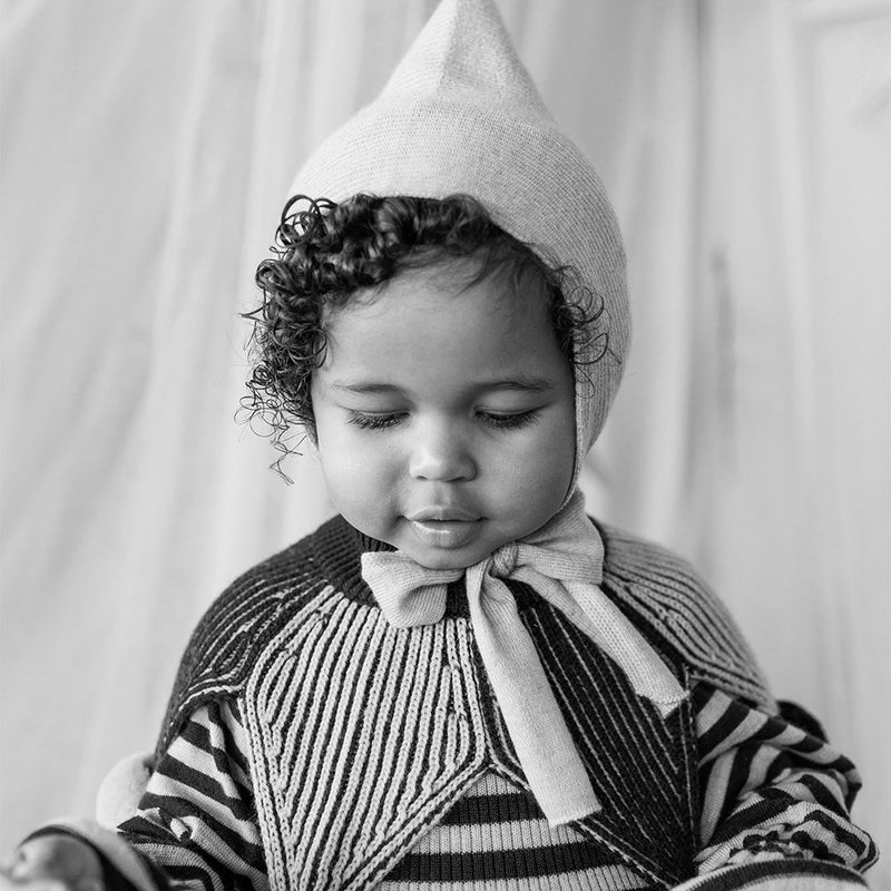 Merino Wool Tegan Bonnet - Lichen