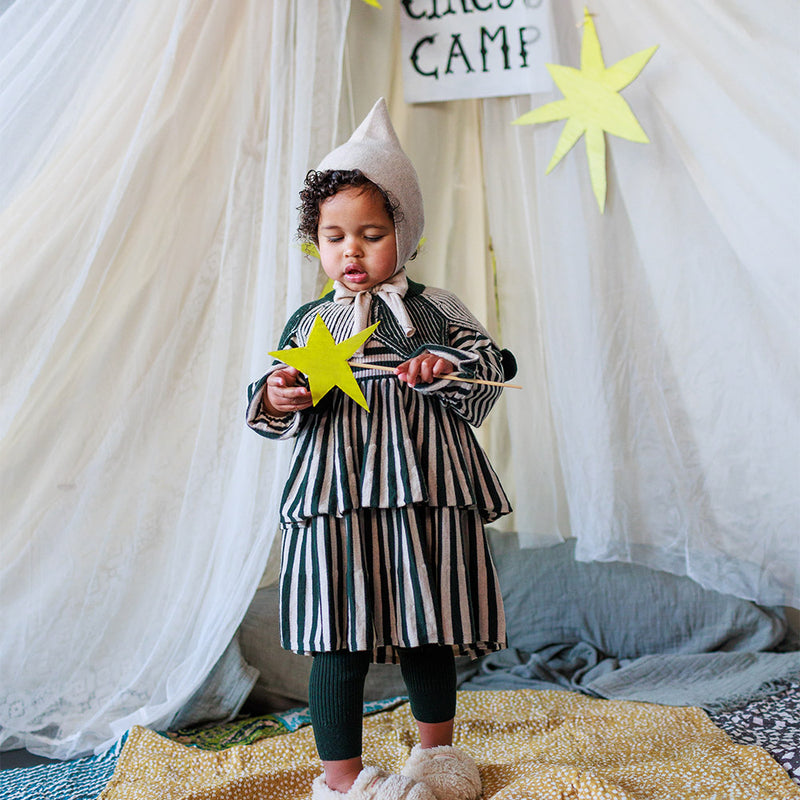 Merino Wool Tegan Bonnet - Almond