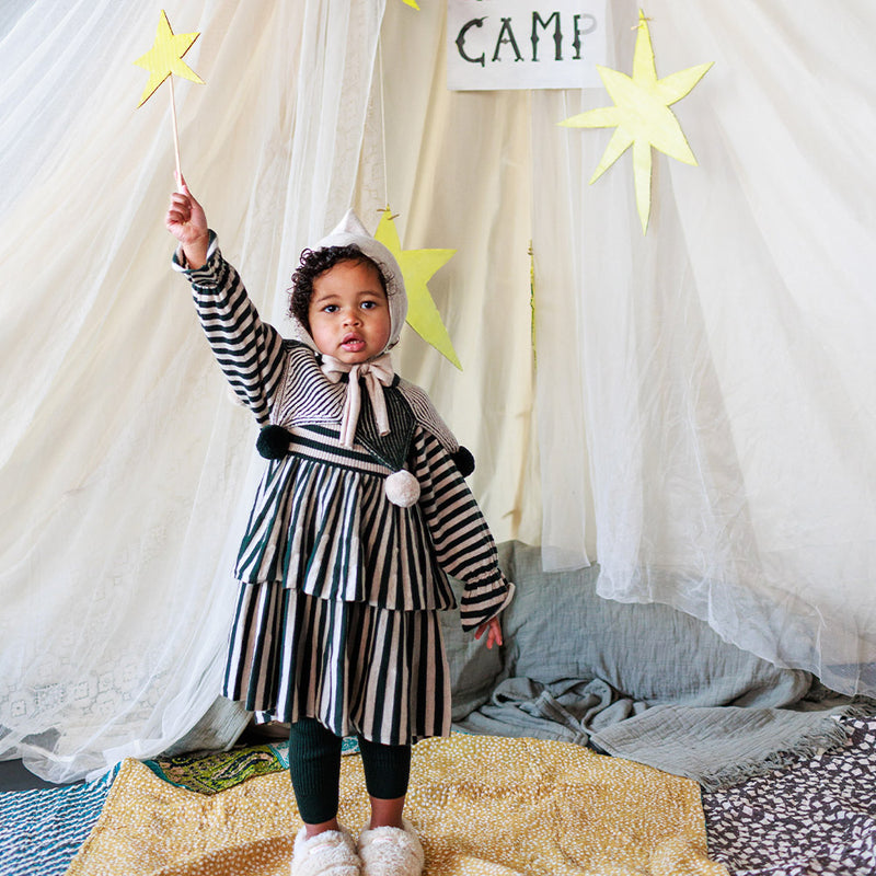 Merino Wool Tegan Bonnet - Almond