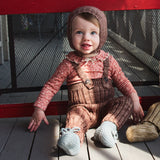 Baby Merino Wool Rib Longies - Affogato