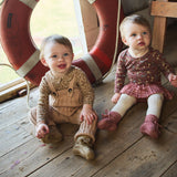 Baby Merino Wool Rib Longies - Patina