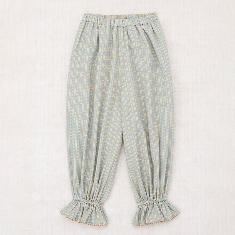 Cotton Twill Zuzu Pant - Overcast Little House Floral