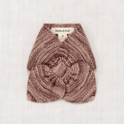 Handknit Merino Wool Sledding Scarf - Affogato