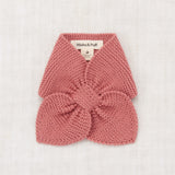 Handknit Merino Wool Sledding Scarf - Rosewood