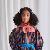 Handknit Merino Wool Sledding Scarf - Rosewood