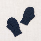 Merino Wool Crochet Blomma Mittens - Galaxy