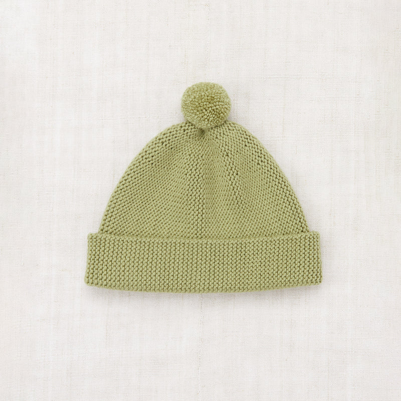 Merino Wool Garter Hat - Linden