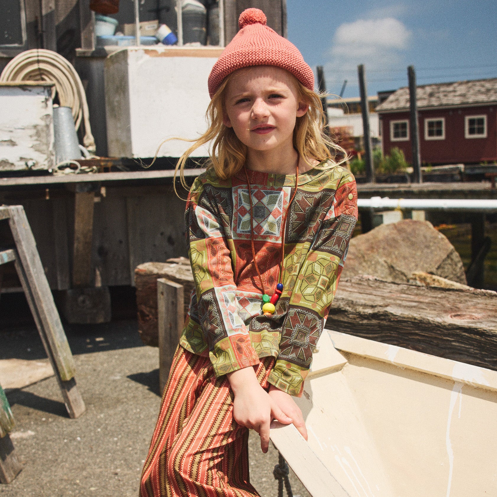 キッズファッション小物 Misha&Puff 4-8y Gater hat