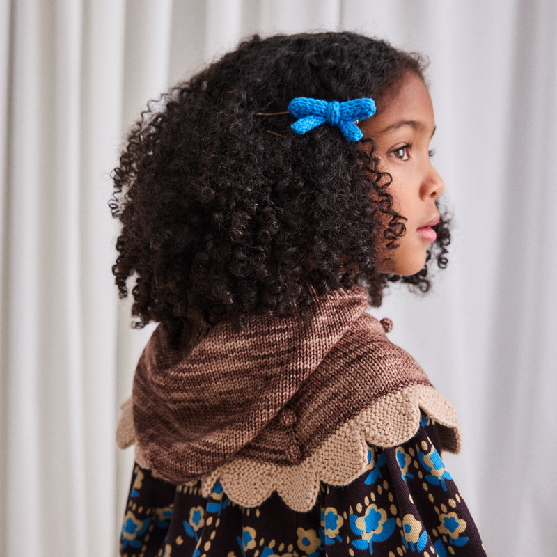 Merino Wool Scallop Capelet - Affogato