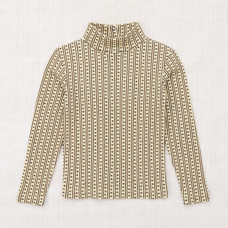Pima Cotton Turtleneck - Raffia Little House Floral
