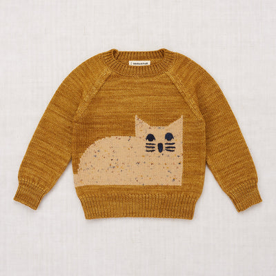 Merino Wool Cat Sweater - Spun Gold