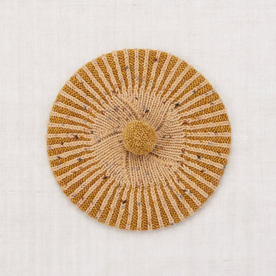 Hand Knit Merino Wool Gloucester Tam - Spun Gold