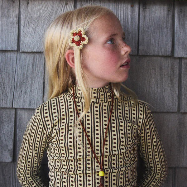 Pima Cotton Turtleneck - Raffia Little House Floral