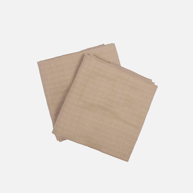 Cotton Muslin - Cashmere - Set of 2