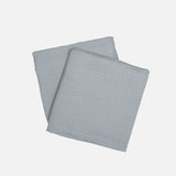 Cotton Muslin - Jasmin Blue - Set of 2