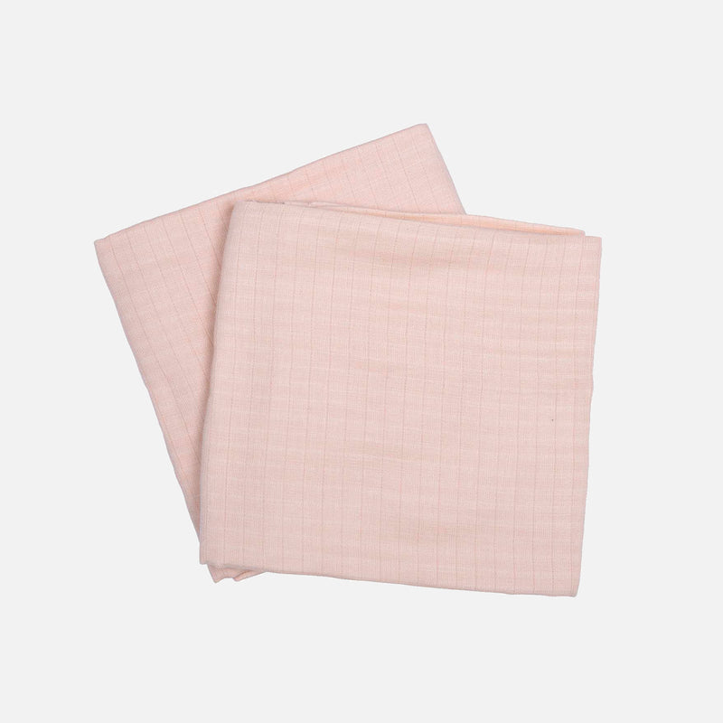 Cotton Swaddle - Peony - Set of 2