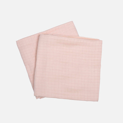 Cotton Swaddle - Peony - Set of 2