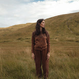 Autumn Women's Cardigan - Superfine Lambswool - Hazelnut