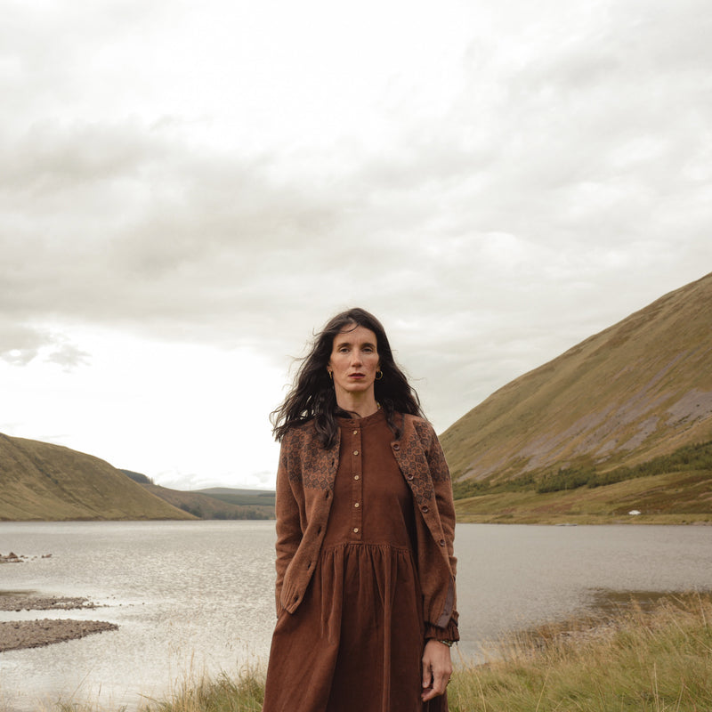 Autumn Women's Cardigan - Superfine Lambswool - Hazelnut