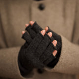 Women's Merino Wool Arm Warmers - Charcoal