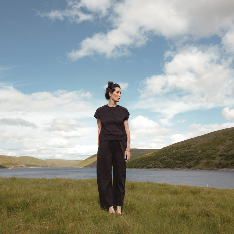 Women's Cotton Jeanne Tee - Black