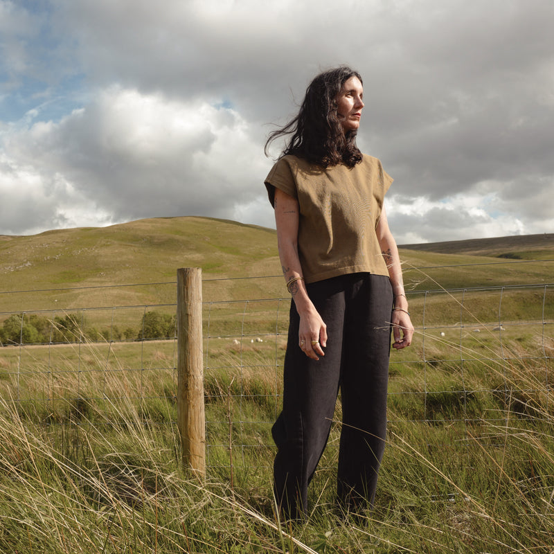 Women's Cotton Jeanne Tee - Tobacco