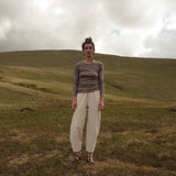 Lark Women's Top - Cotton Pointelle - Timber