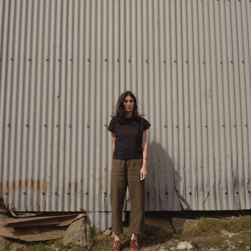 Women's Cotton Jeanne Tee - Black