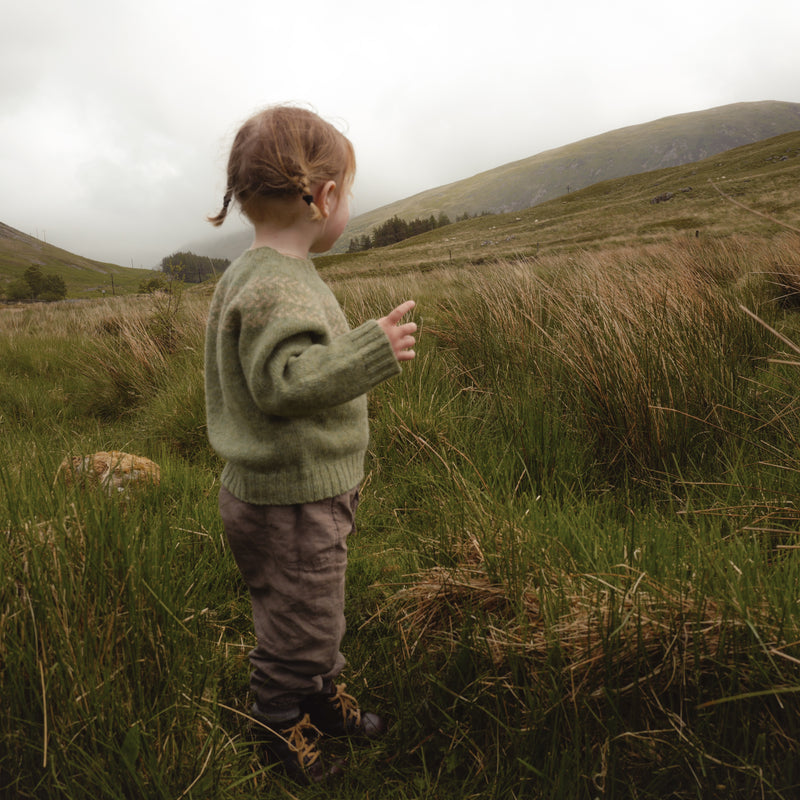 Garden Sweater - Lambswool - Sage
