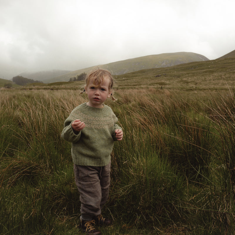 Garden Sweater - Lambswool - Sage