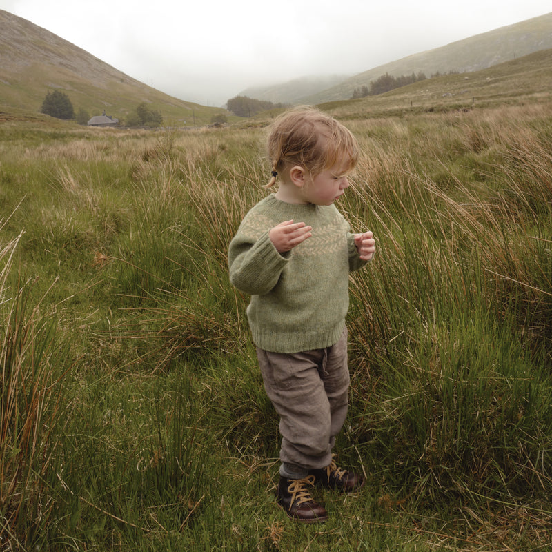 Garden Sweater - Lambswool - Sage