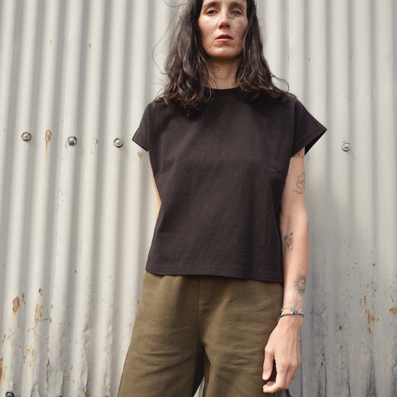 Women's Cotton Arc Pants - Olive Canvas